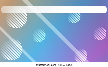 Abstract Blurred Gradient Background with Line, Circle. For Bright Website Banner, Invitation Card, Scree Wallpaper. Vector Illustration