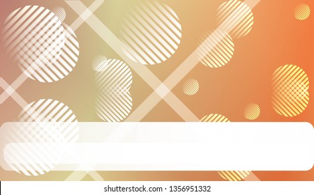 Abstract Blurred Gradient Background with Line, Circle. For Bright Website Banner, Invitation Card, Scree Wallpaper. Vector Illustration