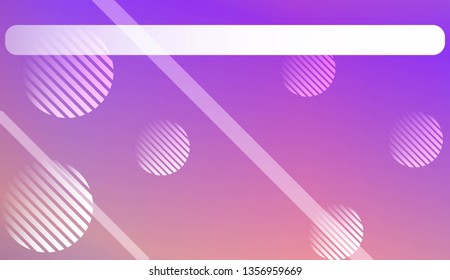 Abstract Blurred Gradient Background with Line, Circle. For Bright Website Banner, Invitation Card, Scree Wallpaper. Vector Illustration