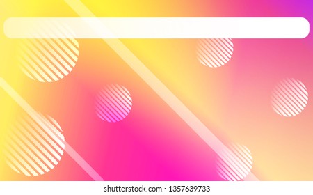 Abstract Blurred Gradient Background with Line, Circle. For Screen Cell Phone. Vector Illustration