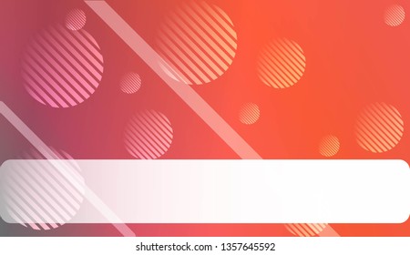 Abstract Blurred Gradient Background with Line, Circle. With Light. For Bright Website Banner, Invitation Card, Scree Wallpaper. Vector Illustration