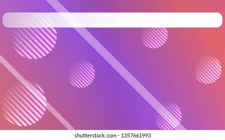 Abstract Blurred Gradient Background with Line, Circle. With Light. For Bright Website Banner, Invitation Card, Scree Wallpaper. Vector Illustration