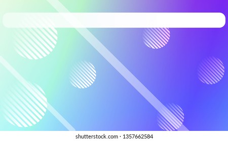 Abstract Blurred Gradient Background with Line, Circle. For Screen Cell Phone. Vector Illustration