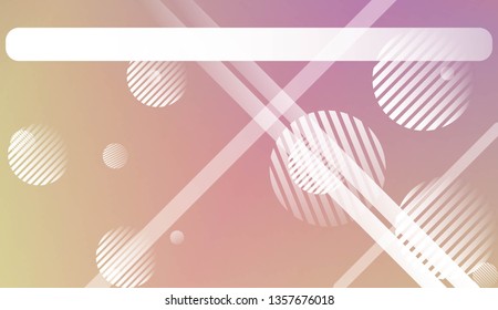 Abstract Blurred Gradient Background with Line, Circle. With Light. For Bright Website Banner, Invitation Card, Scree Wallpaper. Vector Illustration