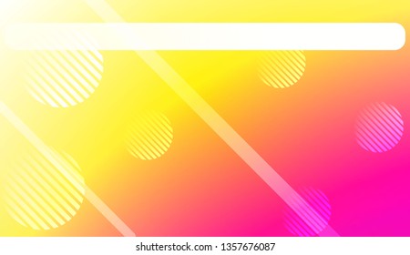 Abstract Blurred Gradient Background with Line, Circle. For Screen Cell Phone. Vector Illustration