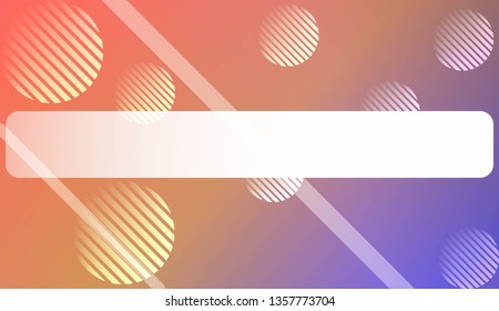 Abstract Blurred Gradient Background with Line, Circle. With Light. For Bright Website Banner, Invitation Card, Scree Wallpaper. Vector Illustration