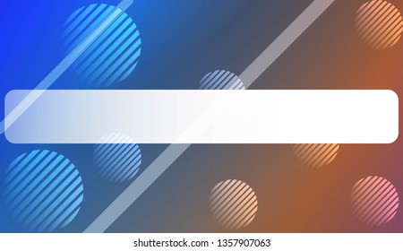 Abstract Blurred Gradient Background with Line, Circle. For Bright Website Banner, Invitation Card, Scree Wallpaper. Vector Illustration