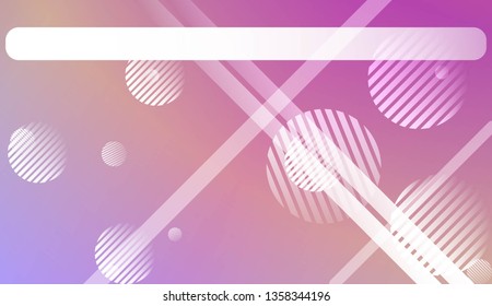 Abstract Blurred Gradient Background with Line, Circle. With Light. For Bright Website Banner, Invitation Card, Scree Wallpaper. Vector Illustration