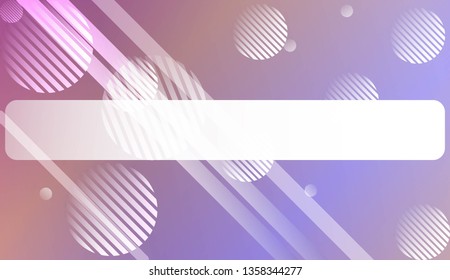 Abstract Blurred Gradient Background with Line, Circle. With Light. For Bright Website Banner, Invitation Card, Scree Wallpaper. Vector Illustration