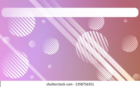 Abstract Blurred Gradient Background with Line, Circle. With Light. For Bright Website Banner, Invitation Card, Scree Wallpaper. Vector Illustration