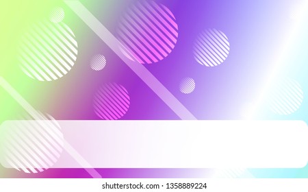 Abstract Blurred Gradient Background with Line, Circle. With Light. For Your Graphic Invitation Card, Poster, Brochure. Vector Illustration