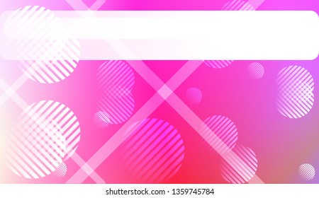 Abstract Blurred Gradient Background with Line, Circle. With Light. For Your Graphic Invitation Card, Poster, Brochure. Vector Illustration
