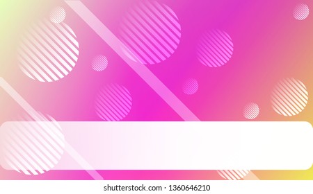 Abstract Blurred Gradient Background with Line, Circle. For Screen Cell Phone. Vector Illustration