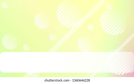 Abstract Blurred Gradient Background with Line, Circle. For Screen Cell Phone. Vector Illustration