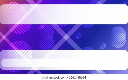 Abstract Blurred Gradient Background with Line, Circle. For Bright Website Banner, Invitation Card, Scree Wallpaper. Vector Illustration