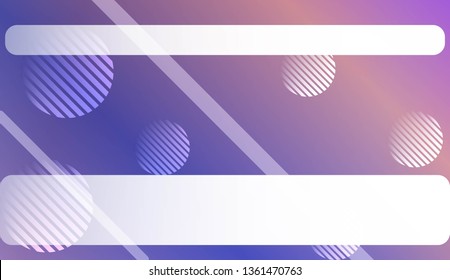 Abstract Blurred Gradient Background with Line, Circle. For Bright Website Banner, Invitation Card, Scree Wallpaper. Vector Illustration