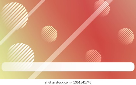 Abstract Blurred Gradient Background with Line, Circle. For Bright Website Banner, Invitation Card, Scree Wallpaper. Vector Illustration