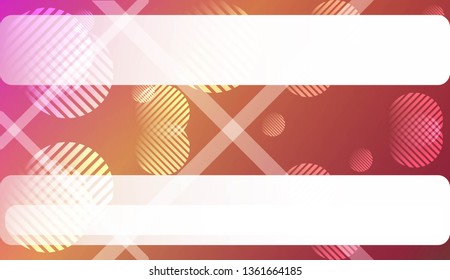 Abstract Blurred Gradient Background with Line, Circle. With Light. For Bright Website Banner, Invitation Card, Scree Wallpaper. Vector Illustration