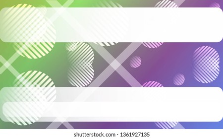 Abstract Blurred Gradient Background with Line, Circle. With Light. For Bright Website Banner, Invitation Card, Scree Wallpaper. Vector Illustration