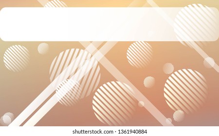 Abstract Blurred Gradient Background with Line, Circle. For Bright Website Banner, Invitation Card, Scree Wallpaper. Vector Illustration