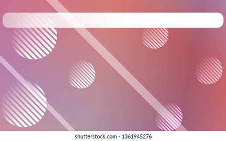 Abstract Blurred Gradient Background with Line, Circle. With Light. For Bright Website Banner, Invitation Card, Scree Wallpaper. Vector Illustration