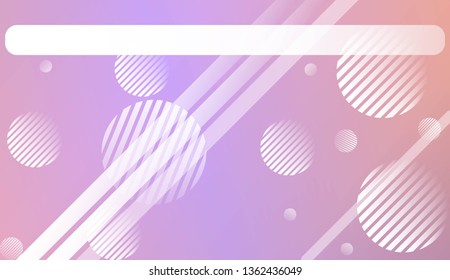 Abstract Blurred Gradient Background with Line, Circle. With Light. For Bright Website Banner, Invitation Card, Scree Wallpaper. Vector Illustration