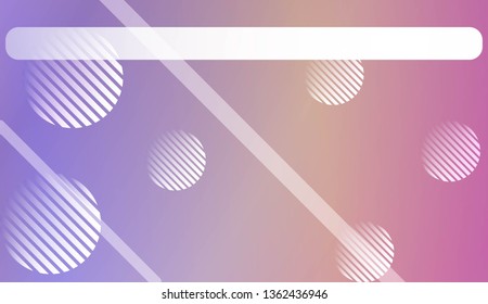Abstract Blurred Gradient Background with Line, Circle. With Light. For Bright Website Banner, Invitation Card, Scree Wallpaper. Vector Illustration