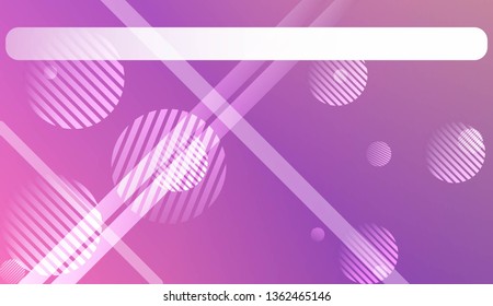 Abstract Blurred Gradient Background with Line, Circle. With Light. For Bright Website Banner, Invitation Card, Scree Wallpaper. Vector Illustration