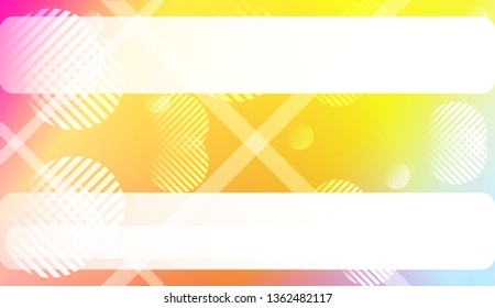 Abstract Blurred Gradient Background with Line, Circle. For Screen Cell Phone. Vector Illustration