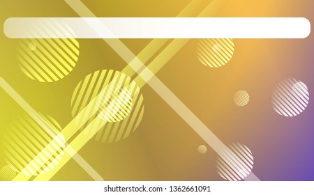 Abstract Blurred Gradient Background with Line, Circle. With Light. For Bright Website Banner, Invitation Card, Scree Wallpaper. Vector Illustration