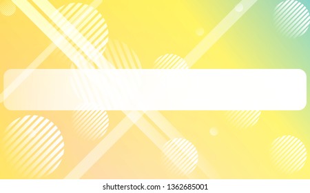 Abstract Blurred Gradient Background with Line, Circle. For Screen Cell Phone. Vector Illustration