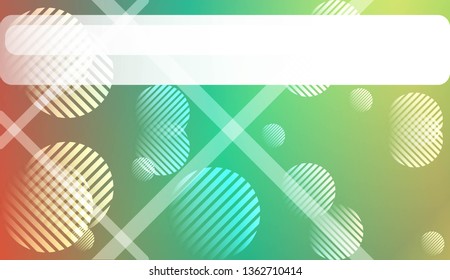 Abstract Blurred Gradient Background with Line, Circle. With Light. For Bright Website Banner, Invitation Card, Scree Wallpaper. Vector Illustration