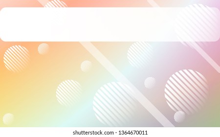 Abstract Blurred Gradient Background with Line, Circle. With Light. For Bright Website Banner, Invitation Card, Scree Wallpaper. Vector Illustration.
