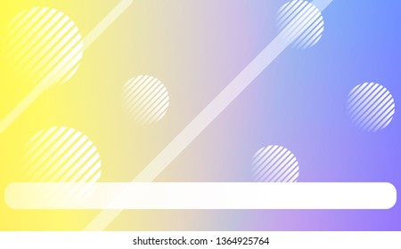 Abstract Blurred Gradient Background with Line, Circle. With Light. For Bright Website Banner, Invitation Card, Scree Wallpaper. Vector Illustration.