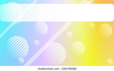 Abstract Blurred Gradient Background with Line, Circle. With Light. For Bright Website Banner, Invitation Card, Scree Wallpaper. Vector Illustration.