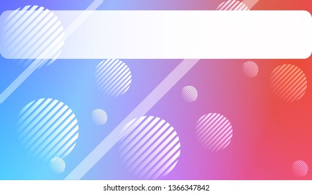 Abstract Blurred Gradient Background with Line, Circle. With Light. For Bright Website Banner, Invitation Card, Scree Wallpaper. Vector Illustration.