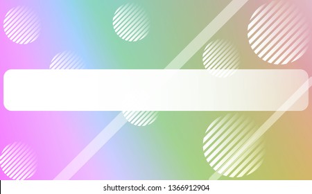 Abstract Blurred Gradient Background with Line, Circle. With Light. For Bright Website Banner, Invitation Card, Scree Wallpaper. Vector Illustration.