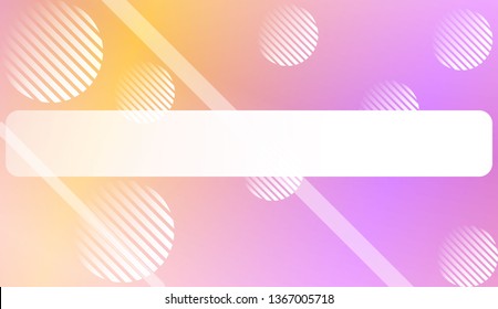 Abstract Blurred Gradient Background with Line, Circle. With Light. For Bright Website Banner, Invitation Card, Scree Wallpaper. Vector Illustration.