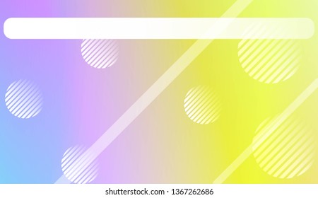 Abstract Blurred Gradient Background with Line, Circle. With Light. For Bright Website Banner, Invitation Card, Scree Wallpaper. Vector Illustration.