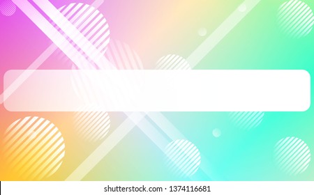 Abstract Blurred Gradient Background with Line, Circle. With Light. For Bright Website Banner, Invitation Card, Scree Wallpaper. Vector Illustration.