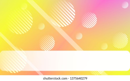 Abstract Blurred Gradient Background with Line, Circle. With Light. For Bright Website Banner, Invitation Card, Scree Wallpaper. Vector Illustration.