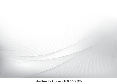 Abstract blurred gradient background with modern wavy stripes. Vector, illustration.