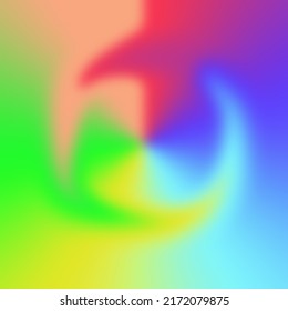 Abstract blurred gradient background in rainbow colors