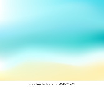 Abstract blurred gradient background. Summer vector travel background. Vector illustration for travel concept