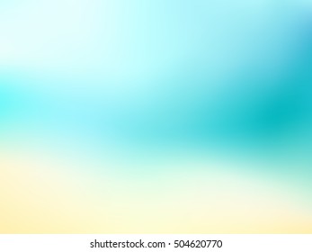 Abstract blurred gradient background. Summer vector travel background. Vector illustration for travel concept