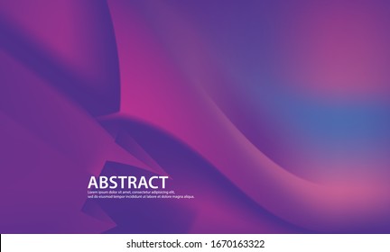 Abstract blurred gradient background with trendy 
