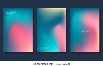 Abstract blurred gradient background. Vector illustration