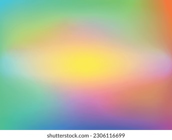 Abstract blurred gradient background in vibrant rainbow colors