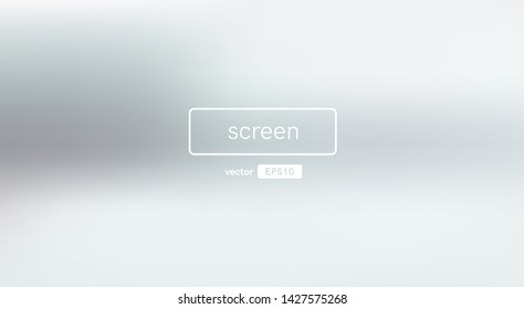 Abstract blurred gradient background. White color. Unfocused style bokeh. Colorful editable mesh. Soft pastel colored blur. Minimal modern style. Beautiful template. EPS10 vector illustration.