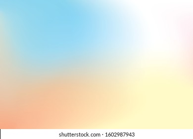 Abstract blurred gradient colorful background. Vector illustration.